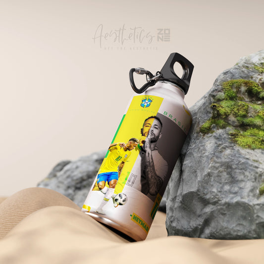 Neymar Brazil Theme Aluminum Sports Water Bottle