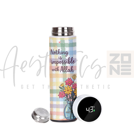 “Nothing is Impossible with Allah” Thermal Bottle