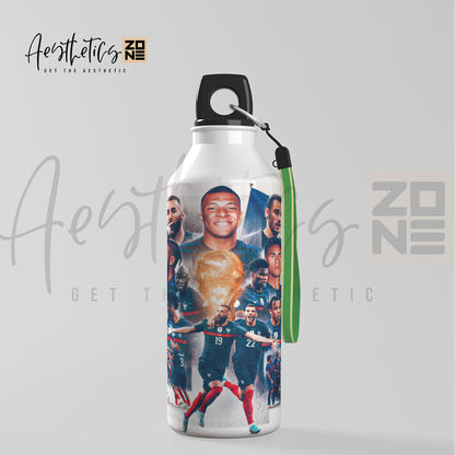France World Cup Glory 2018 Theme Aluminum Sports Water Bottle – Limited Edition Design
