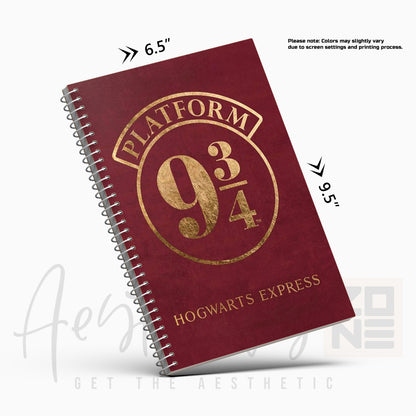 Platform 9¾ Notepad – Hogwarts Express Themed Journal