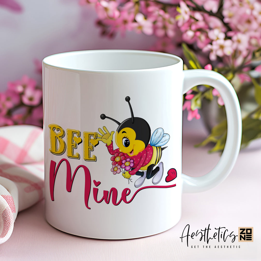 Bee Mine – Adorably Sweet White Mug