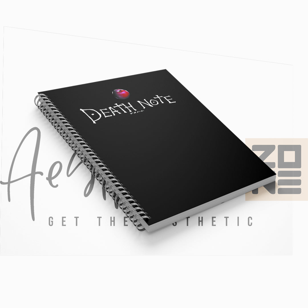 Death Note Spiral Notebook – For the Dark Thinker in You