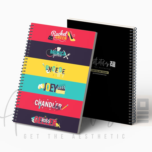 Friends Character Name Aesthetic Notepad