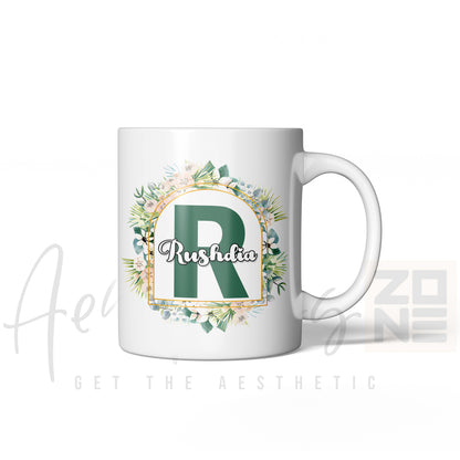 Personalized Floral Name Mugs – Custom Gift for Every Occasion