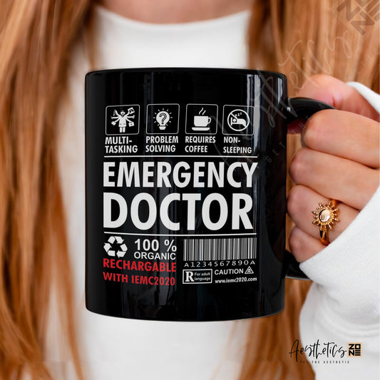 🚑 Emergency Doctor – Hero’s Coffee Mug