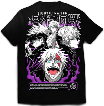 🌀 Cursed Energy Unleashed – Jujutsu Kaisen Premium Tee