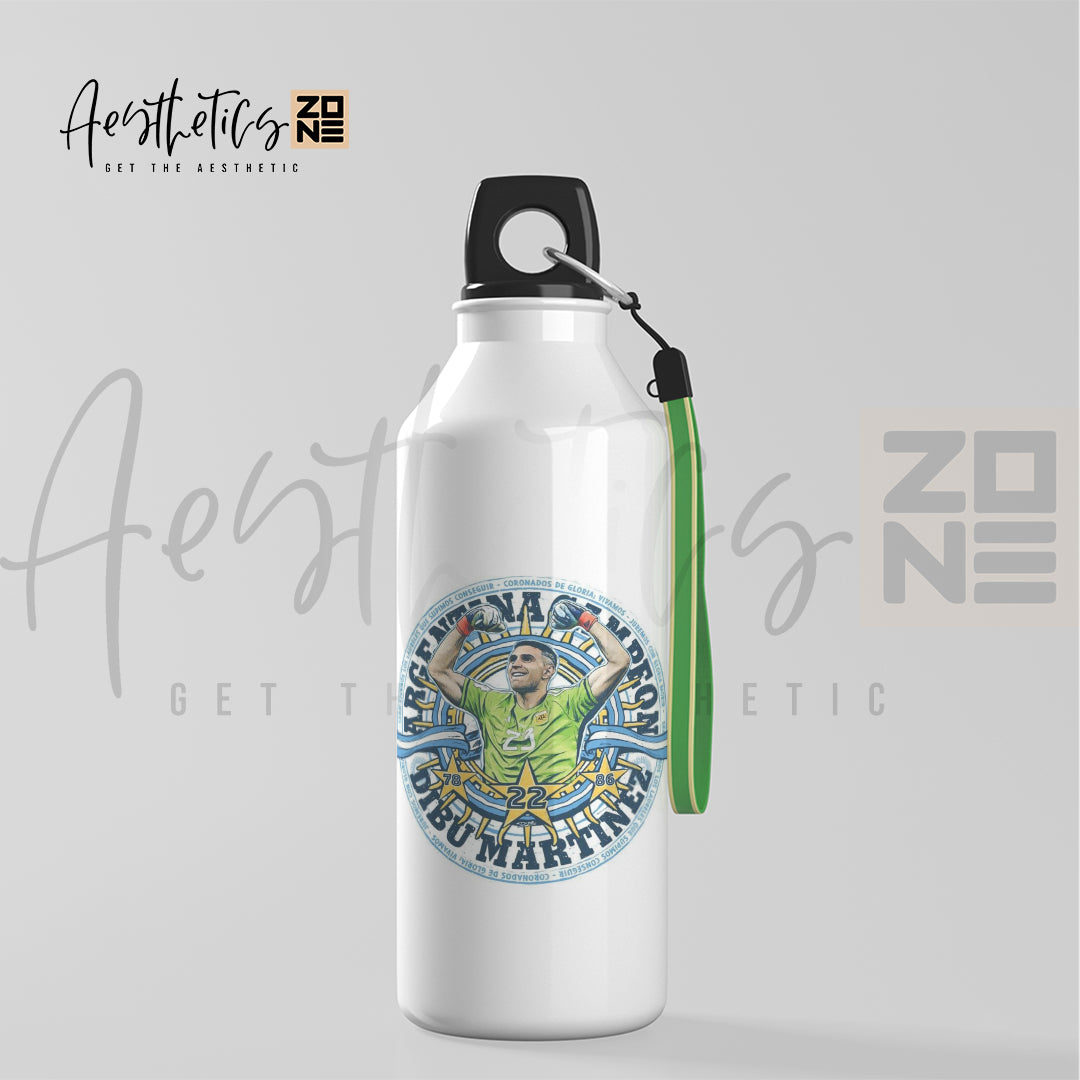Argentina Campeón Dibu Martínez Edition Aluminum Sports Water Bottle