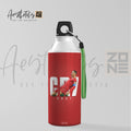 Cristiano Ronaldo Portugal Red Jersey Edition Aluminum Sports Water Bottle