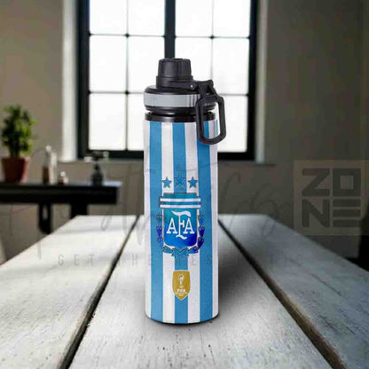 Argentina AFA Crest Blue & White Stripe Edition Sports Water Bottle