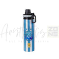 Argentina AFA Crest Blue & White Stripe Edition Sports Water Bottle