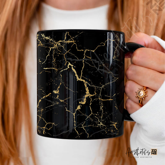 🟦🟥 Marvel Mosaic Tiles – Abstract Pattern Mug
