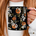🌸 Elegant Bloom – Floral Design Mug