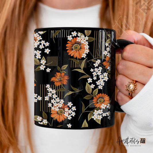 🌸 Elegant Bloom – Floral Design Mug
