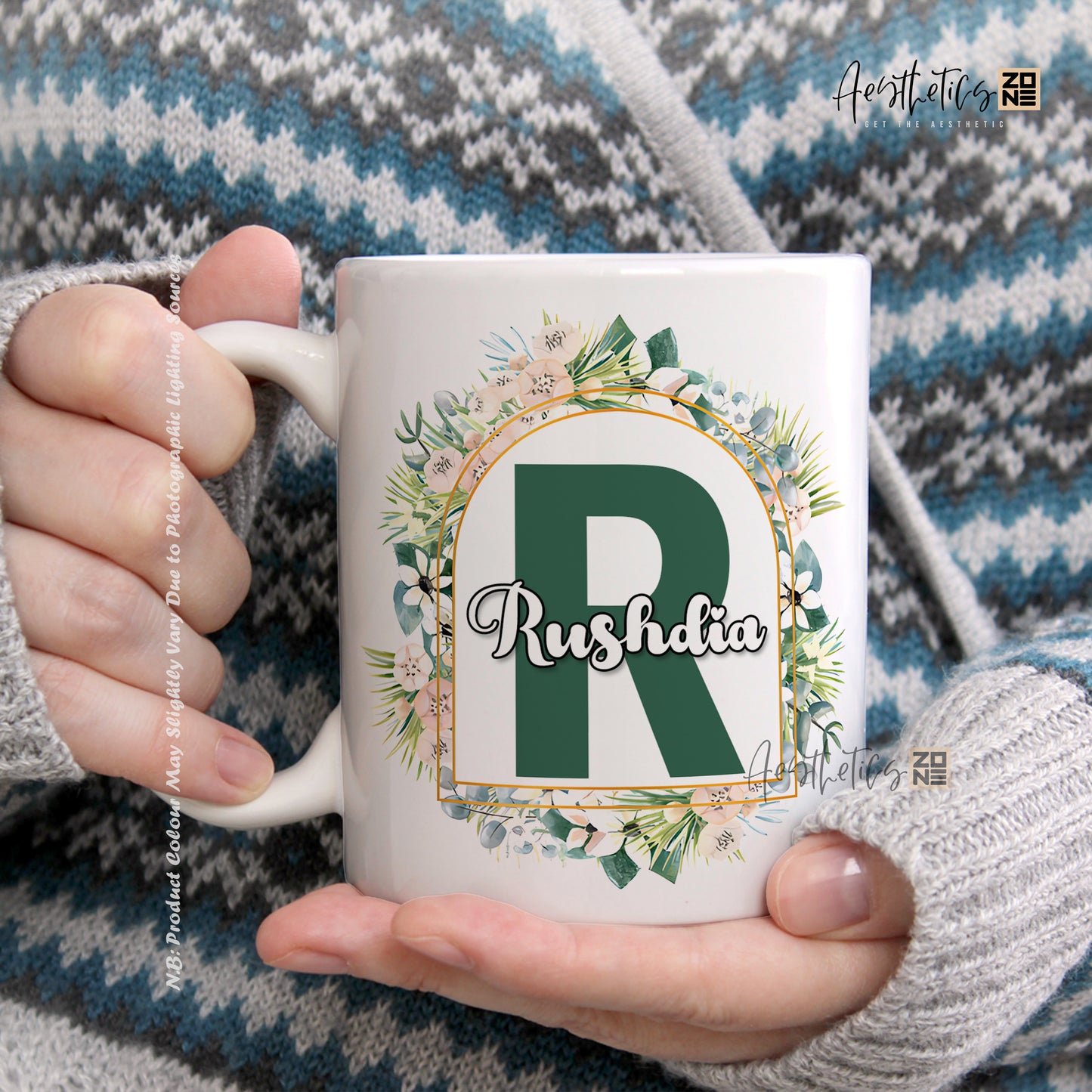 Personalized Floral Name Mugs – Custom Gift for Every Occasion