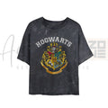 Hogwarts Pride – Text & Logo Acid Wash Tee