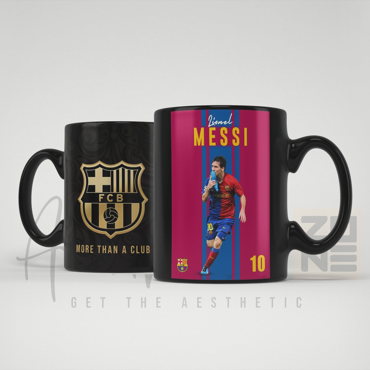 💙❤️ Barça Glory – Messi Kiss Celebration Mug 💙❤️