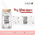 Do Not Lose Hope, Nor Be Sad – Clear Glass Can
