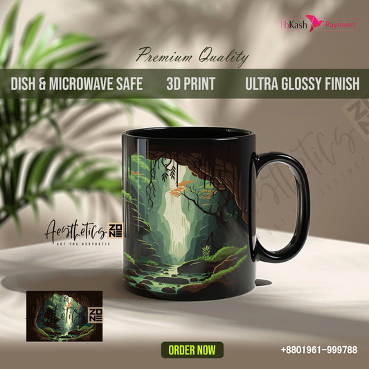 3D Fantasy Realm Mug – Drink from a World of Wonders