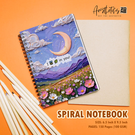 I Believe in You – Dreamy 3D Moon & Nature Notebook