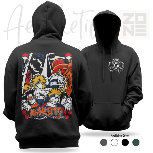 Naruto Oversized Hoodie – Hidden Leaf Village Streetwear