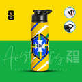 Brazil CBF Logo Stripes Edition Aluminum Sports Water Bottle
