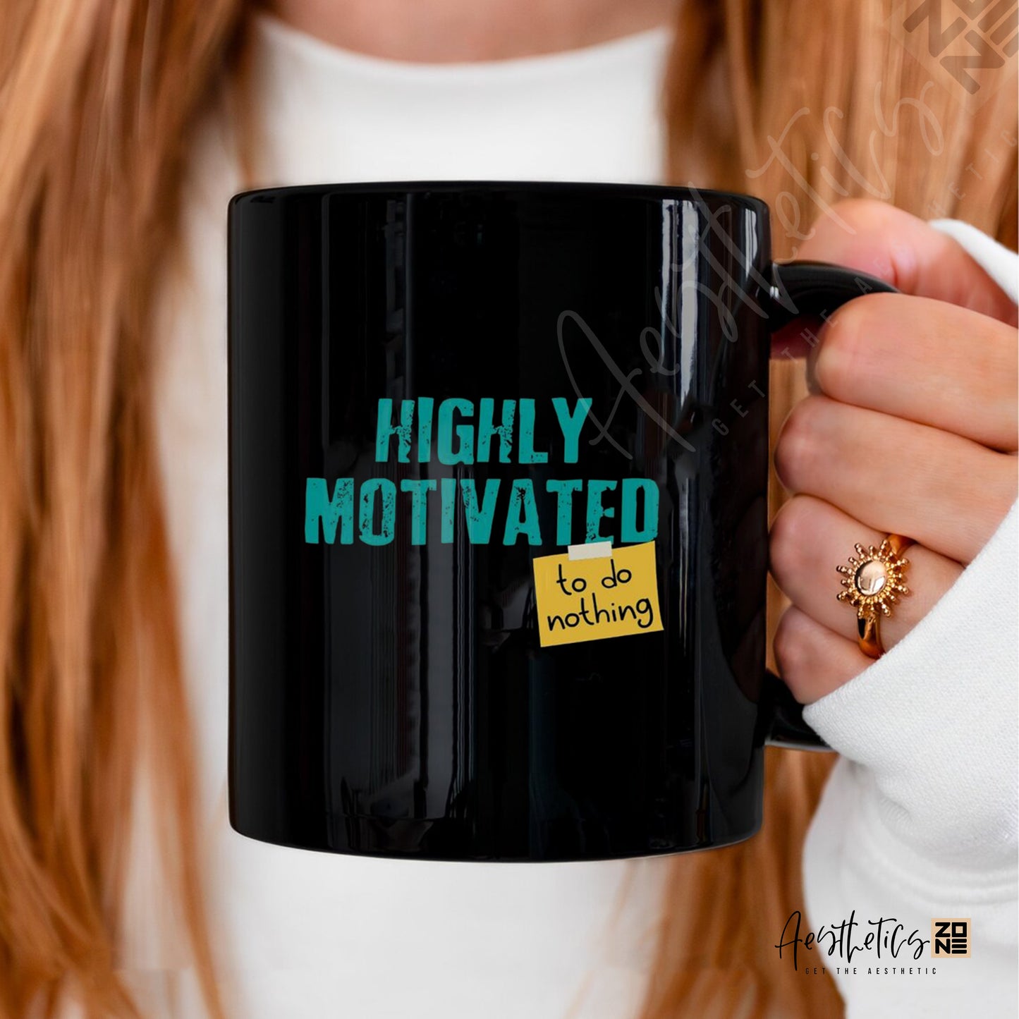 😎 Highly Motivated to Do Nothing – Lazy Mood Mug