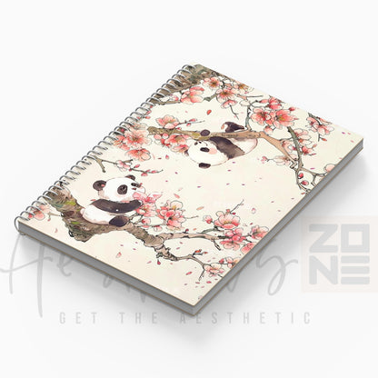 Cute Panda Aesthetic design Notepad