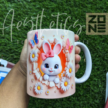 🐇 3D Bunny Mug – Sip Sweetness Daily