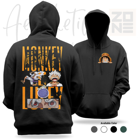 Monkey D. Luffy Oversized Hoodie – One Piece Pirate King Streetwear Edition