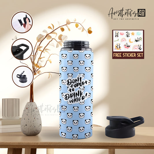 Don't Forget to Drink Water – Panda Edition
