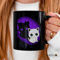 😈🐱 Cute & Devilish – Mischievous Cat Mug