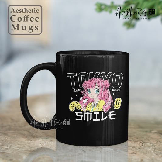 😄 Tokyo Smile Anime Mug – Sip with Joy & Style