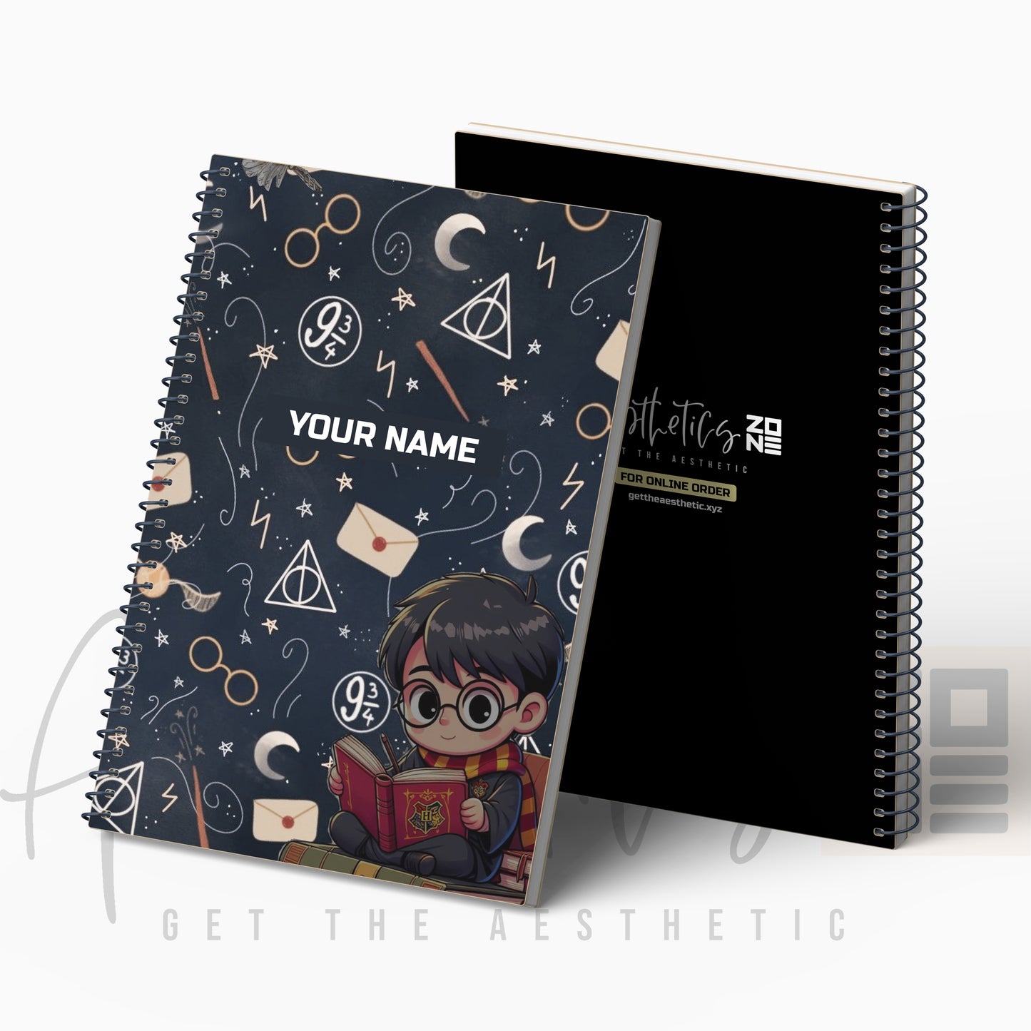 Personalized Harry potter themed notepad