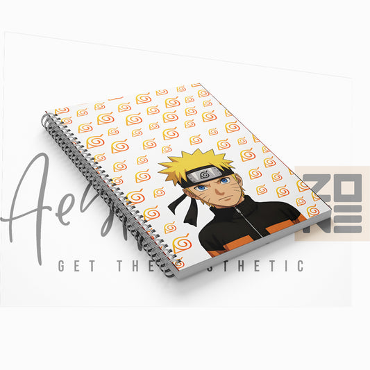Uzumaki Naruto Spiral Notebook – Believe in Your Nindo!