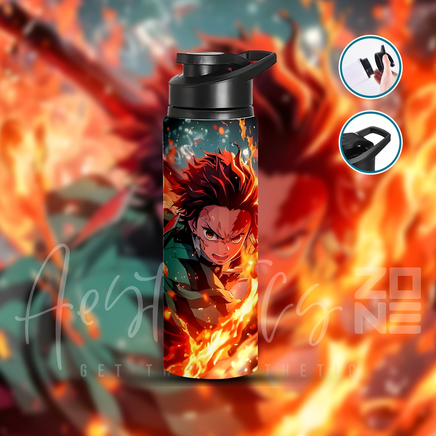 Slay the Thirst – Demon Slayer Water Bottle