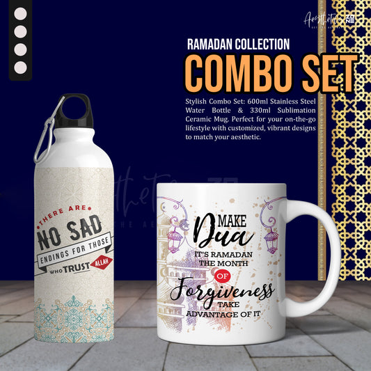 Make Dua, It’s Ramadan – Mug & Bottle Combo