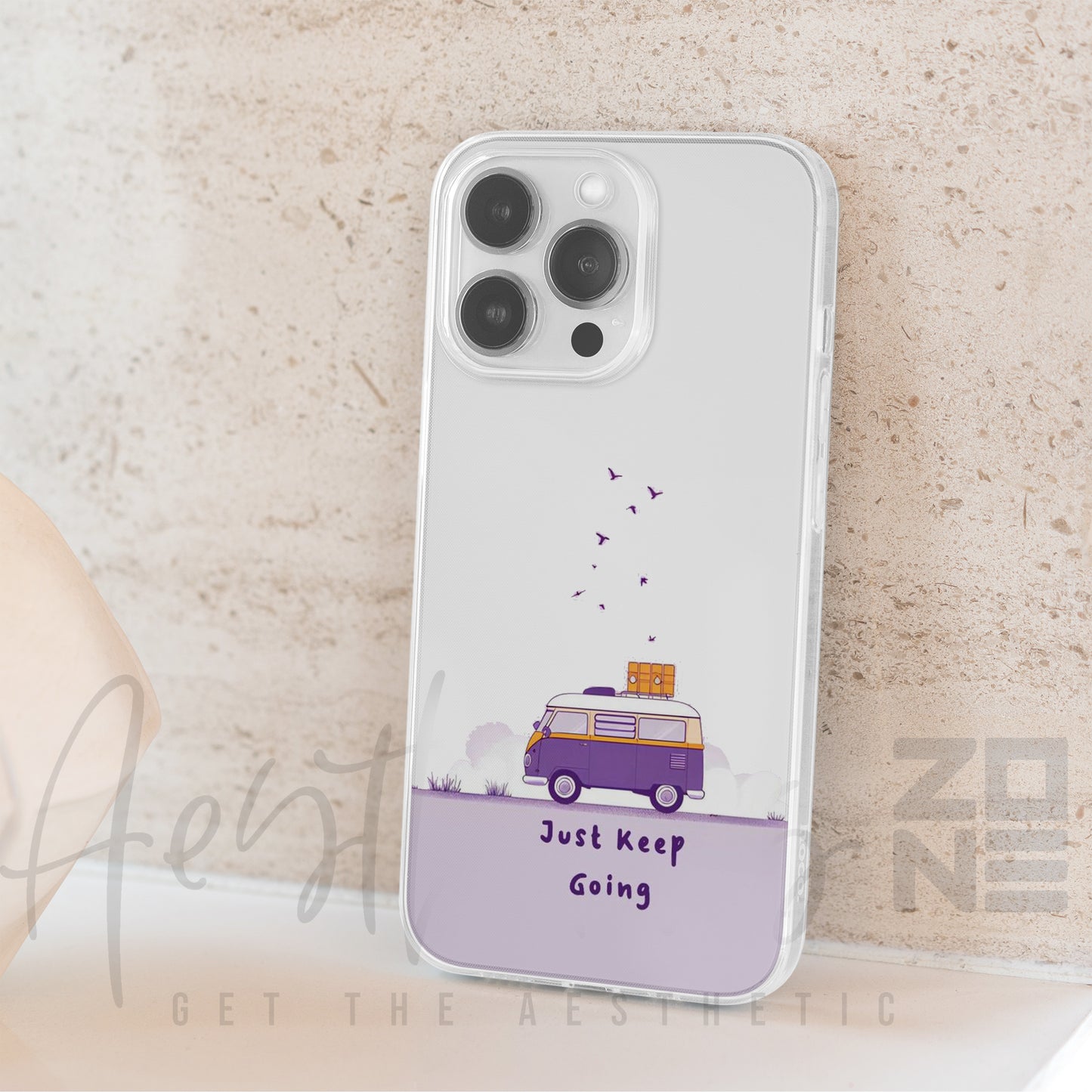 Chase Dreams, Not Limits — Motivational Transparent Case