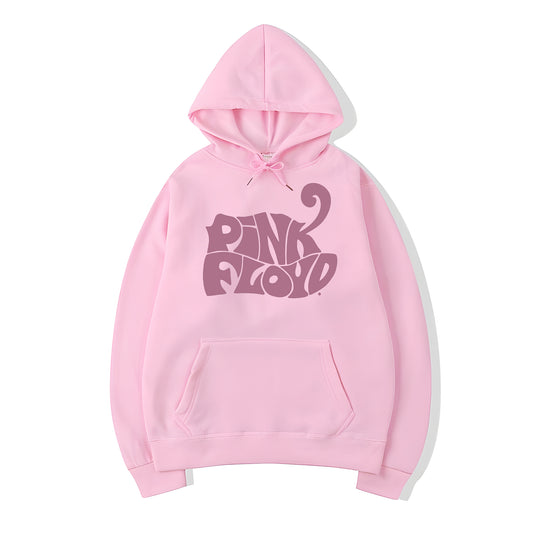 Vintage Pink Floyd Typography Hoodie