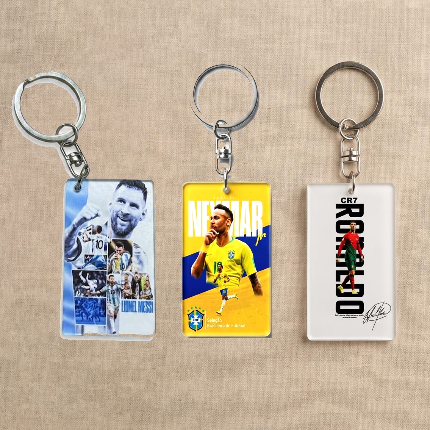 Cristiano Ronaldo Acrylic Key Ring – CR7 Edition