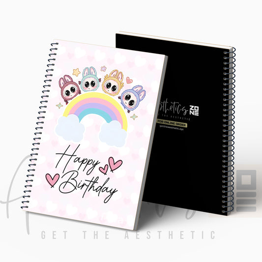 Labubu Happy Birthday Notepad