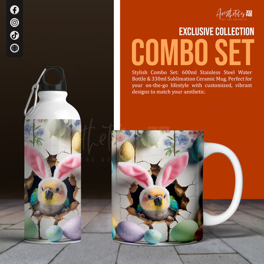 Tropical Charm – Cute Parrot Combo Set