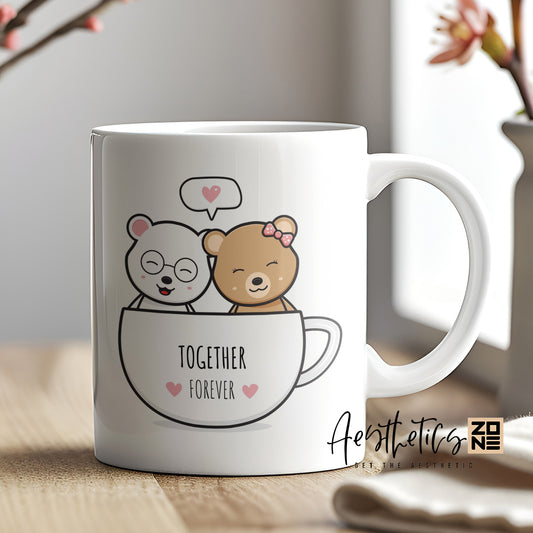 Together Forever — Cute Cartoon Mugs for Endless Bonds