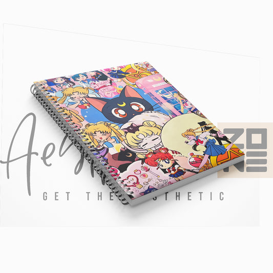 Sailor Moon Spiral Notebook – Magic, Moonlight & Dreams