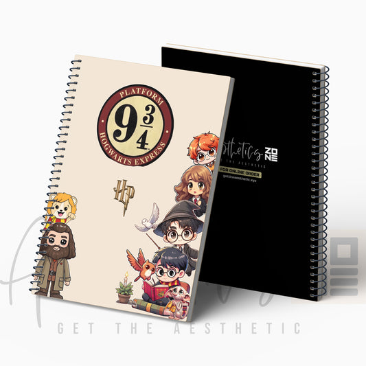 Cute Cartoon Wizard Notepad – Fantasy Inspired Journal