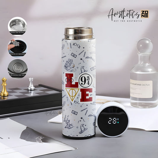 Love Aesthetic Harry Potter Logo Stainless Steel Bottle