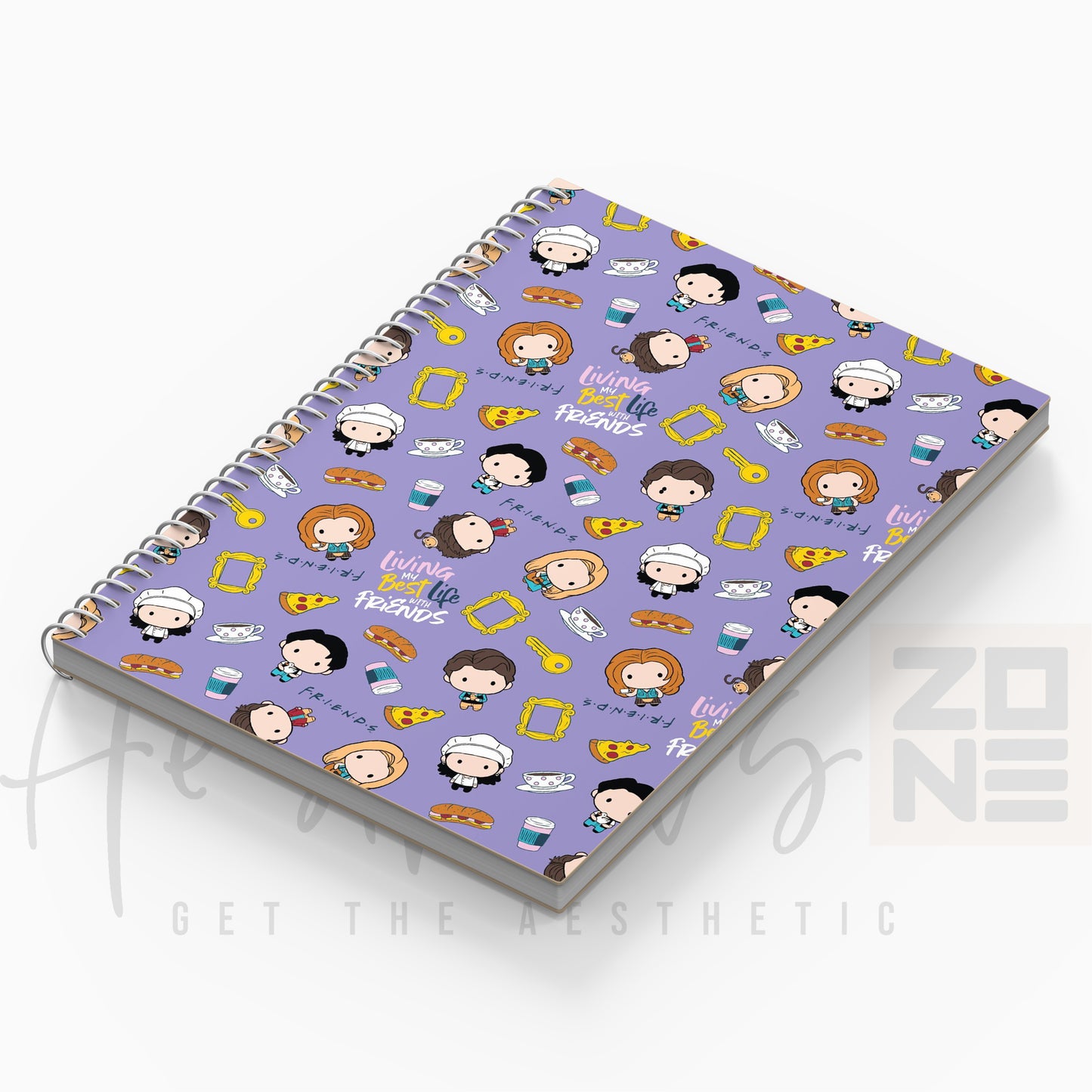 Friends Cartoon Pattern Notepad