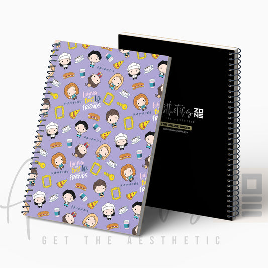 Friends Cartoon Pattern Notepad
