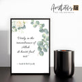 In the Remembrance of Allah, Hearts Find Rest wall art