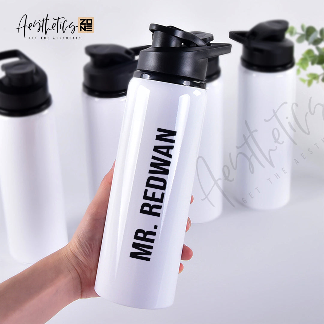 Customized Cartoon style Water bottles with name