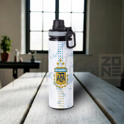 Argentina AFA Crest – Blue & White Pattern 750ml Sporty Bottle